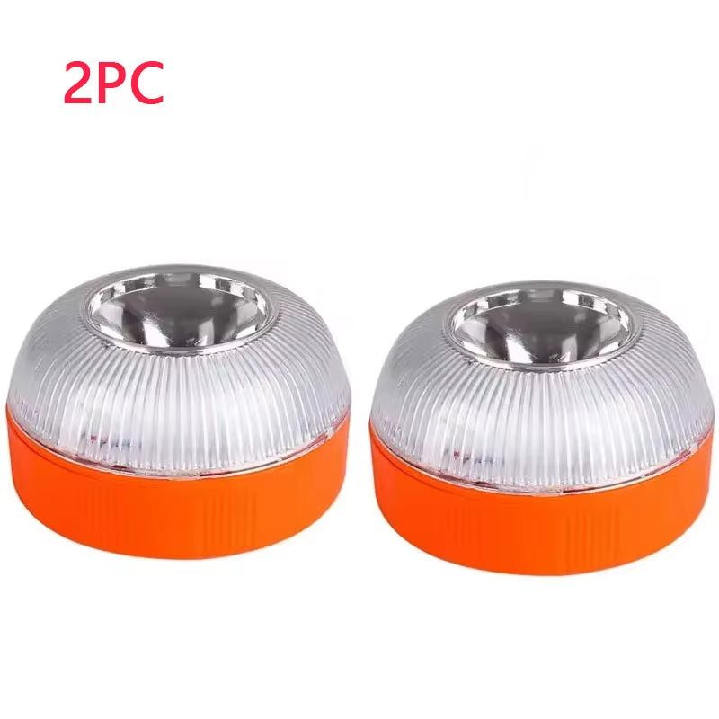 Led Car Emergency Light V16 Flashing Light Magnetic Induction Road Accident Light Portable Strobe Warning Light