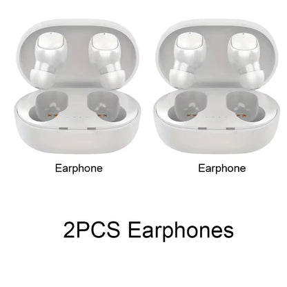 TWS A6S Wireless Bluetooth Earbuds with Noise Cancelling and Microphone for Huawei, Xiaomi, and Redmi