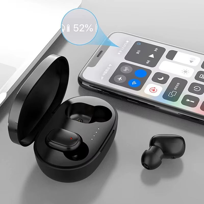 TWS A6S Wireless Bluetooth Earbuds with Noise Cancelling and Microphone for Huawei, Xiaomi, and Redmi