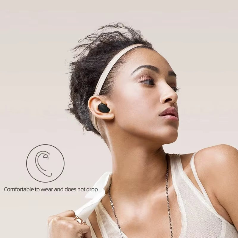 TWS A6S Wireless Bluetooth Earbuds with Noise Cancelling and Microphone for Huawei, Xiaomi, and Redmi