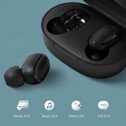 TWS A6S Wireless Bluetooth Earbuds with Noise Cancelling and Microphone for Huawei, Xiaomi, and Redmi